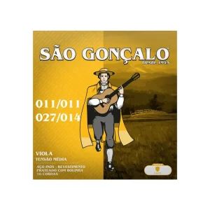 Encordoamento para Viola Caipira .011 São Gonçalo