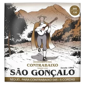 Encordoamento São Gonçalo para Contrabaixo 5C .045